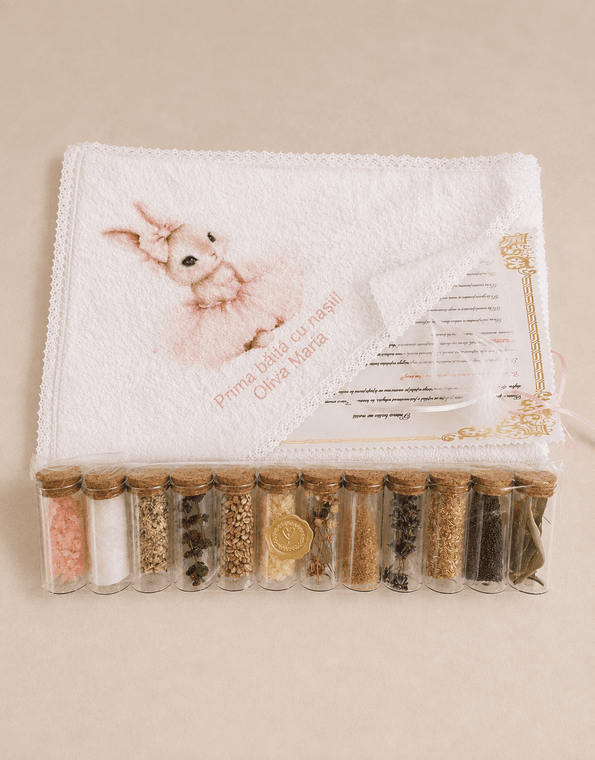 Trusou de botez complet, personalizat